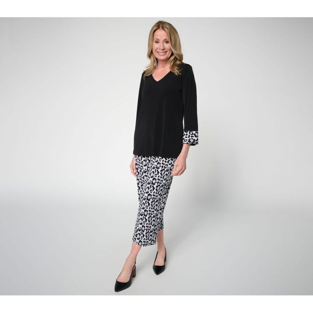 Susan Graver Women's Plus Sz Set 1X Make Your Selection: Solid Black A728311